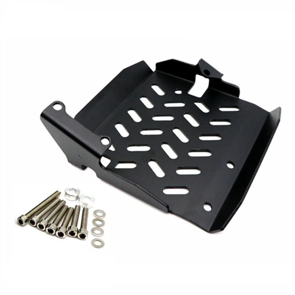 Защитная накладка на шасси двигателя мотоцикла Черная защитная аксессуары из