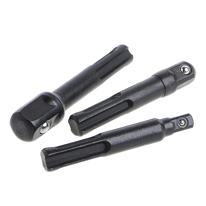 Набор торцевых сверл SDS Plus 3 шт. адаптер для 1/4 дюйма 3/8 1/2 гнезда из хромованадиевой