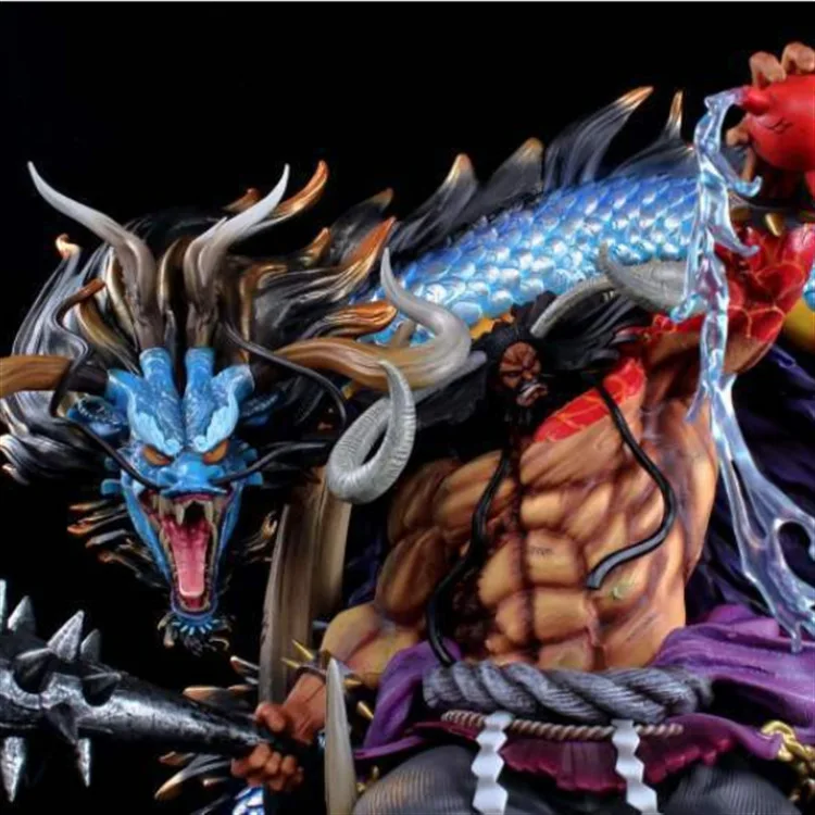 

Free shipping one PieceBlack pearl kaido battle kaido day wine pot kaido king model ornaments