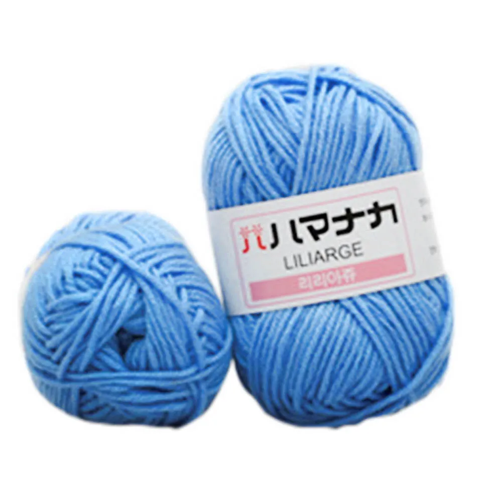 Молочная хлопчатобумажная пряжа бархатная шерсть супер мягкая для ручного