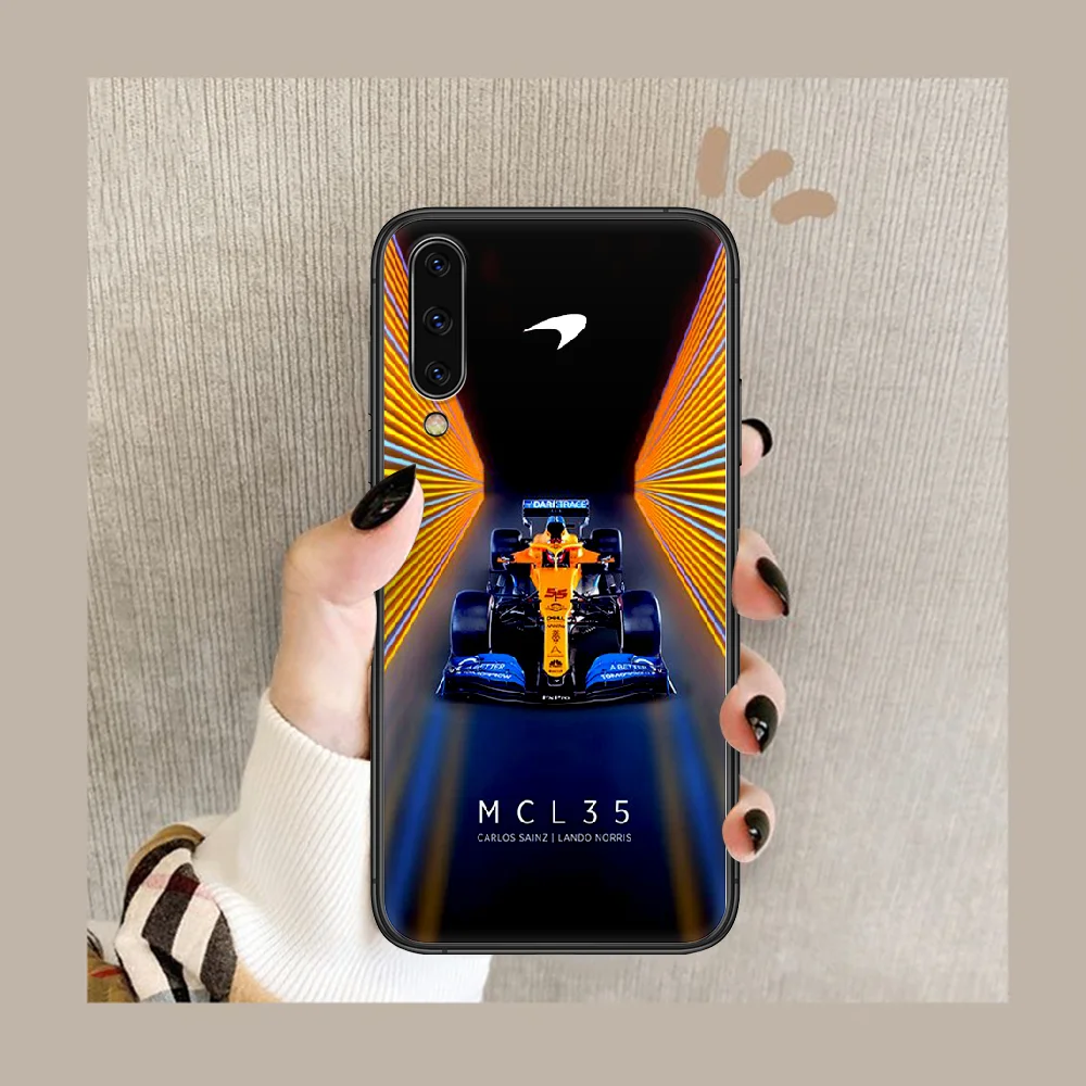 

racing Mclaren Phone Case Cover For Samsung Galaxy A10 A20 A30 E A40 A50 A51 A70 A71 J 5 6 7 8 S black Bumper Soft Coque Tpu