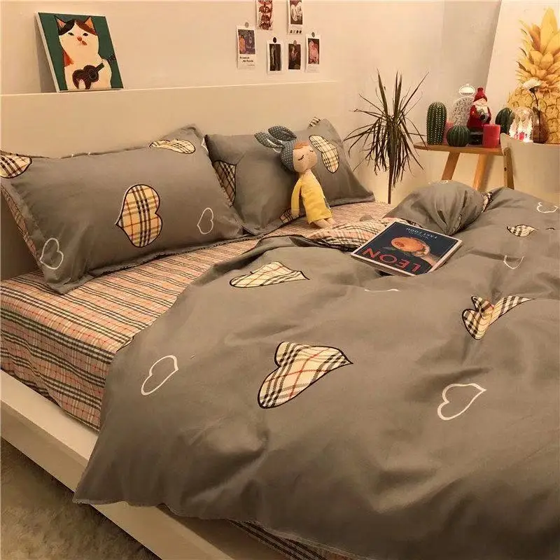 

Leopard Bedding Set Super Soft Duvet Cover Comfort Quilt Cover 220x240cm Set CN(Origin)