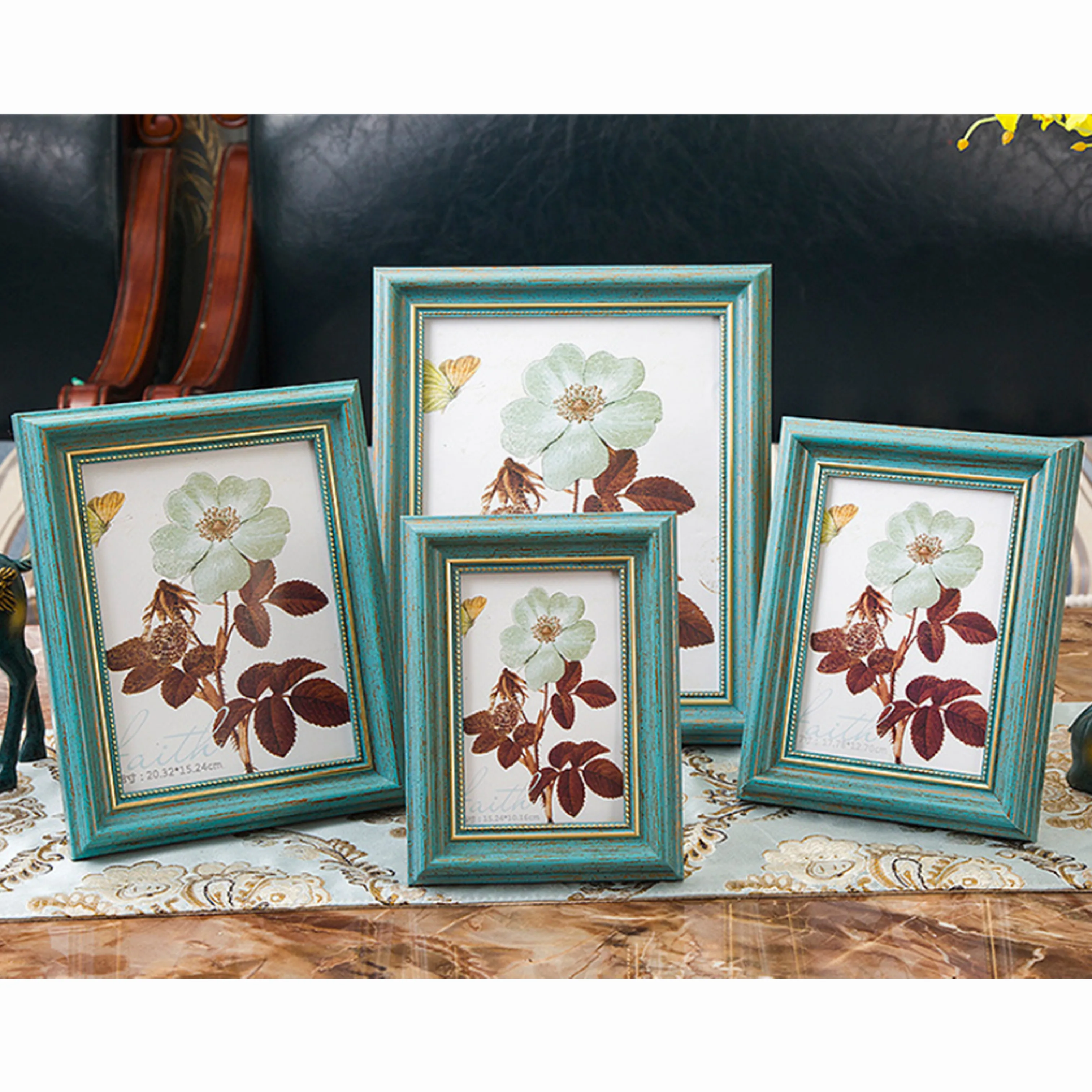 Фоторамка в ретро стиле с птицами креативная винтажная фоторамка изображением