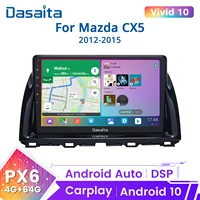 dasaita 10 2 1 din car radio for mazda cx5 cx 5 2012 2013 2014 2015 android 11 10 autoradio gps navigation apply carplay stereo