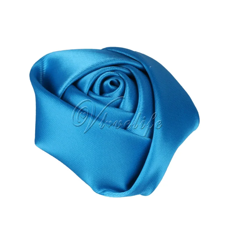 10 шт./лот мини 4 см сатиновая Роза Цветочная головка для маленьких девочек детская