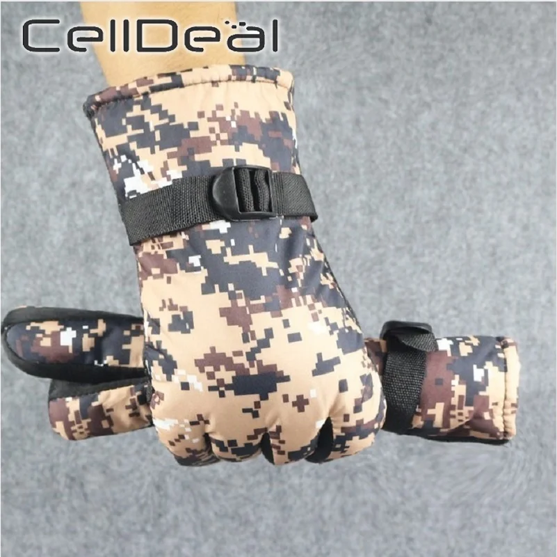 4 цвета камуфляж зима теплая защита рук наручные рукавицы Тактические Военные