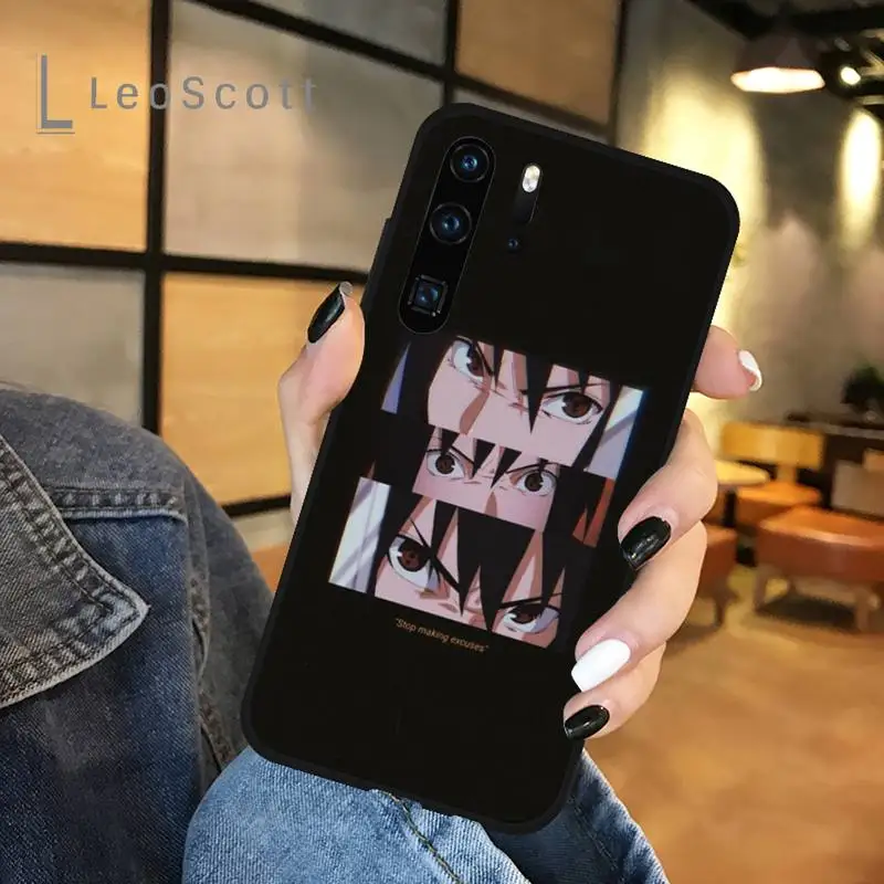 

Cartoon kuroshitsuji Naruto Sailor Moon Phone Case For Huawei honor Mate P 9 10 20 30 40 Pro 10i 7 8 a x Lite nova 5t