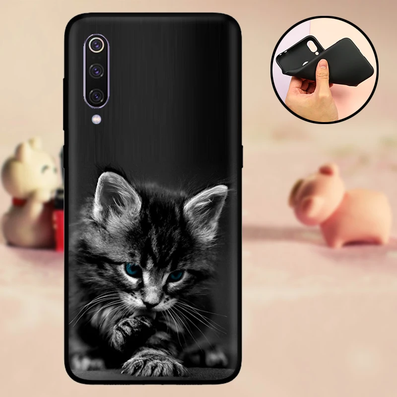Z7TJM Силиконовый чехол mi 9 SE, задняя крышка для телефона mi 9, чехол s, мягкий чехол из ТПУ для Xiao mi 9 mi 9SE, Матовый Бампер для телефонов mi 8 Lite - Цвет: Z7TJM