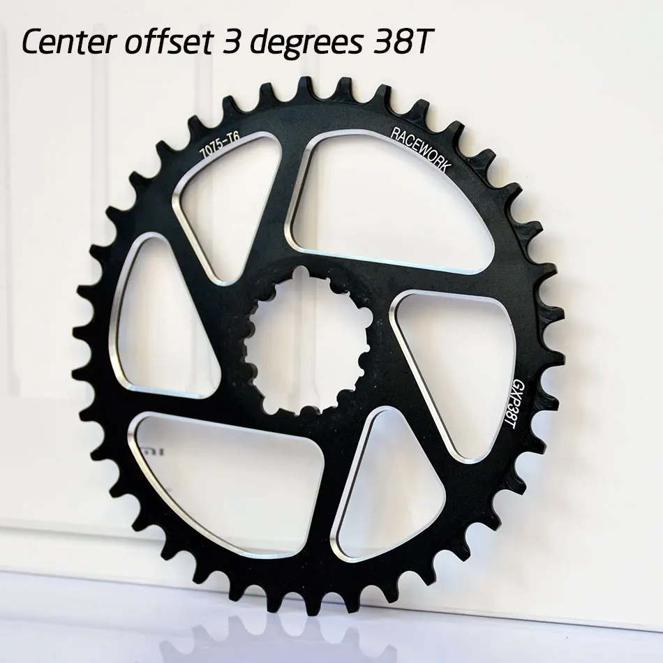 Freies deliv RACEWORK Fahrrad Kettenblatt 32 34 36 38t Engen Breite Fahrrad Kettenblatt Pelz GXP XX1 XO CNC AL7075 kurbelFahrrad
