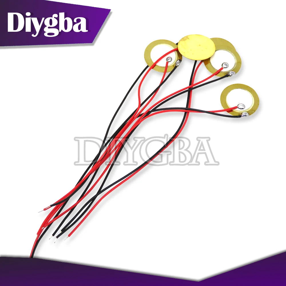 20 шт./лот 15 мм пьезоэлементный зуммер звуковой сигнал датчик триггерный