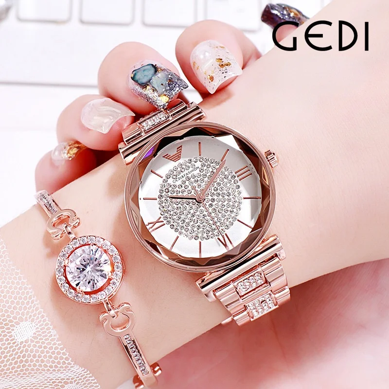 Enlarge Baby's breath full of diamonds women's watch fashion all-match quartz watch student trend watch