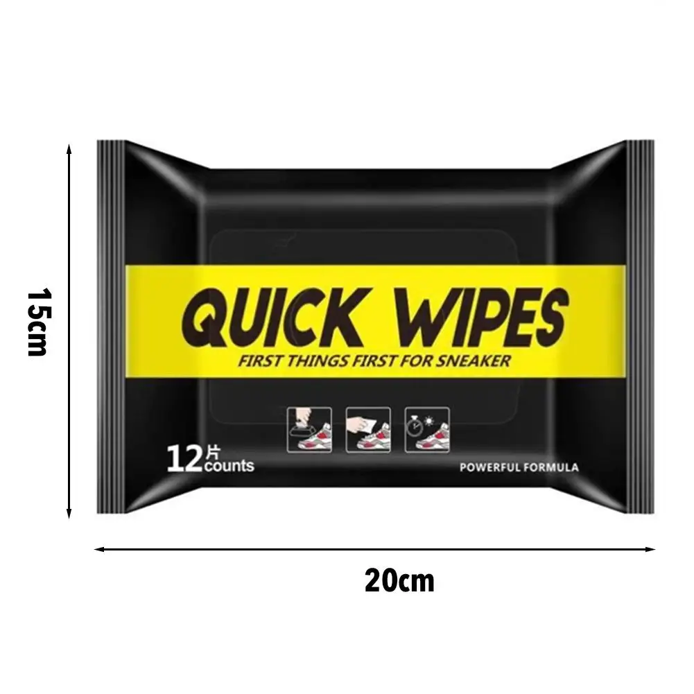 

12/30pcs Portable Disposable Shoes Clean Wipes White Shoes Cleaning Care Wipes For Leather Sneakers Cleaning Quick Wet Wipes