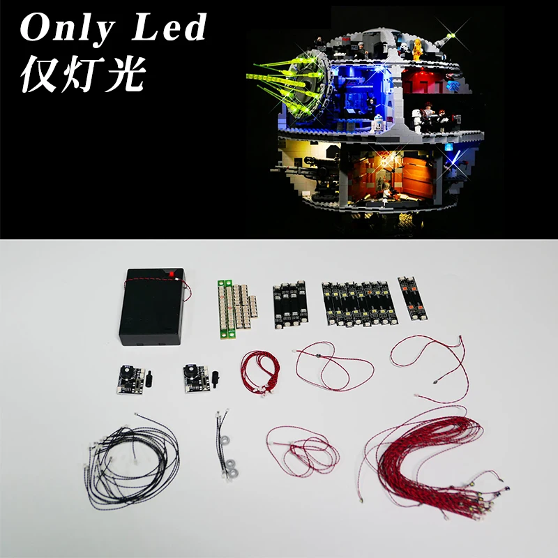

Only led lights kits for 75159 Death Star (NOT Include The Model)