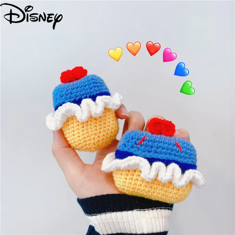

Disney Creative Autumn and Winter Knitting Snow White Bluetooth Earphone Case Cover for Airpods pro3 Generation 1/2