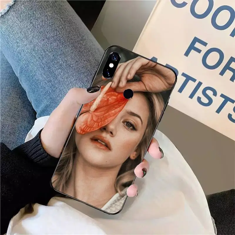 

Lili Reinhart Riverdale famous actor luxury design shell Phone Case For Xiaomi Redmi note 7 8 9 t max3 s 10 pro lite