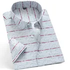 2021 Новый м до 6XL Летняя мужская футболка с коротким рукавом Мужская Ледяной шелк мужские рубашки в деловом стиле классического кроя с принтом обувь с дышащим верхом на блузки, топы с изображением Человека