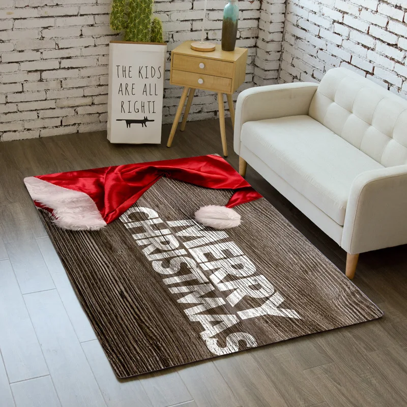 Рождественский Декор Спальня детский игровой коврик из мягкой фланели анти-slipe