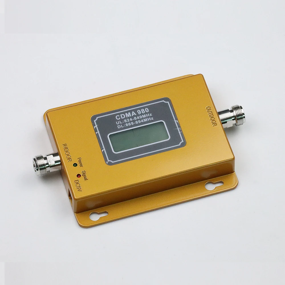 

ZQTMAX 2G 4G Moible Phone Signal Booster CDMA850 Cellular Signal Amplifier 75dB Gain 850MHz Repeater + omni antenna