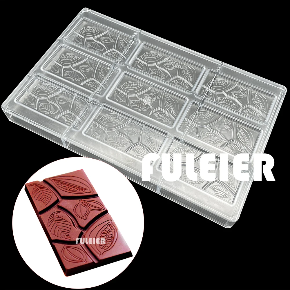 

18g Candy Bar Chocolate Molds Polycarbonate Bakeware Cake Pastry Confectionery Tool Chocolate Maker Baking Mould