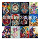 5d алмазная живопись греческой богини сделай сам, вышивка крестиком, алмазная вышивка, Женская Алмазная мозаика, квадратные картины, подарки, плакаты