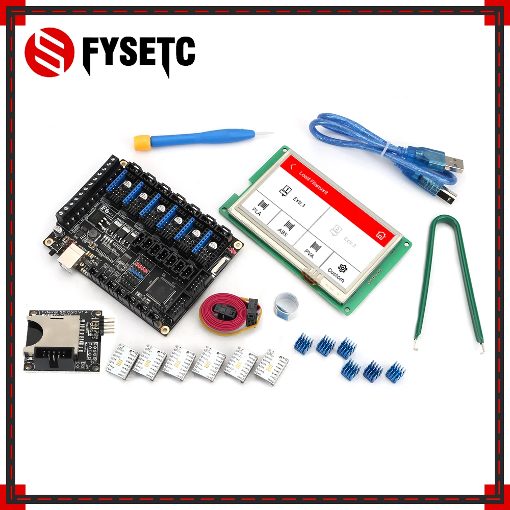 Плата все в одном FYSETC F6 решение для электроники V1.3 устройств с ЧПУ 3D принтера + 6