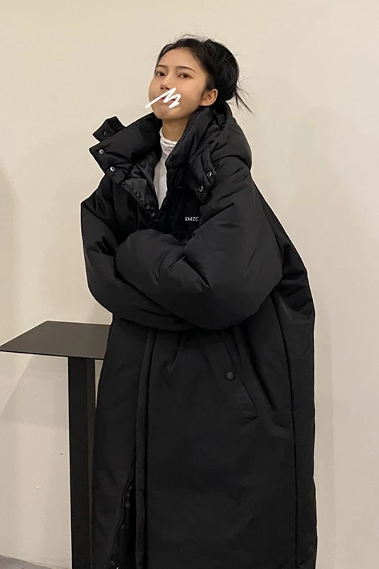 Стеганая куртка средней длины новинка 2021 пальто женская зимняя спортивная