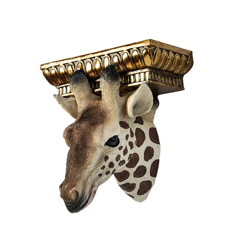 Американский Ретро домашних животных украшения Смола Жираф винный шкаф