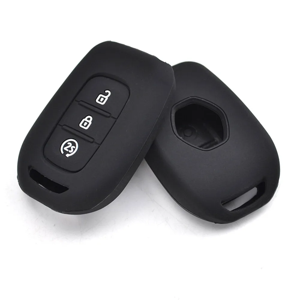 3 кнопочный силиконовый чехол брелок для дистанционного ключа подходит Renault Duster
