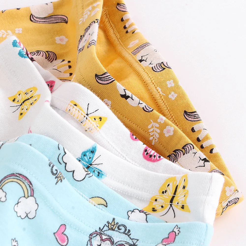 

3Pc/Lot Cartoon Baby Girls Underwear Cotton Panties Kids Short Briefs Children Underpants Teenagers 2-12Y