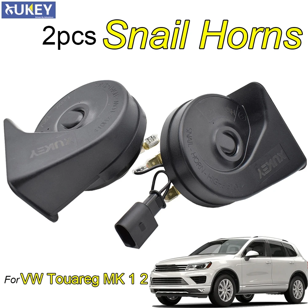 Для VW Touareg 2011 2012 2013 2014 2015 2016 2017 2018 Улитка гудок 12 в 410/510 Гц высокий низкий шаг