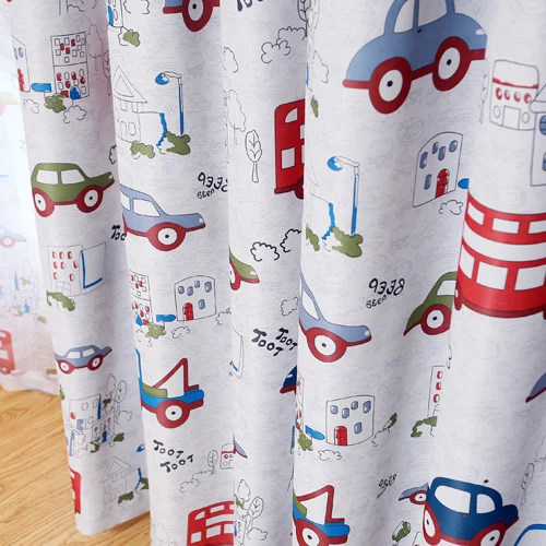 

Blackout Curtains for The Bedroom Toy Car Kids Room Curtains Window Blinds for Boys Bedroom Curtains for Children Drapes