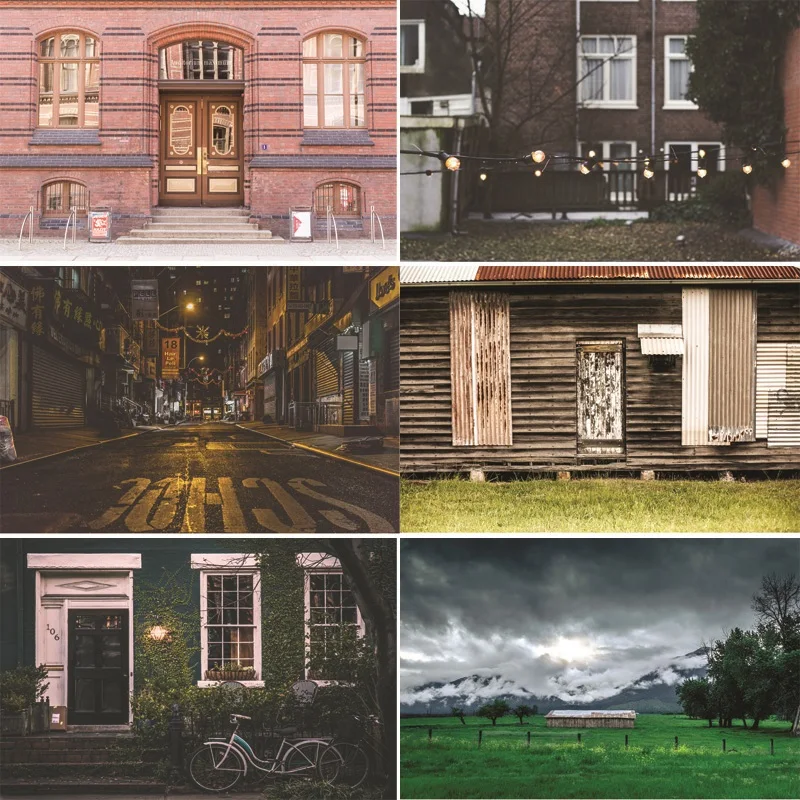 

ZHISUXI Vinyl Custom Photography Backdrops Buliding Photography Background SS20721-01