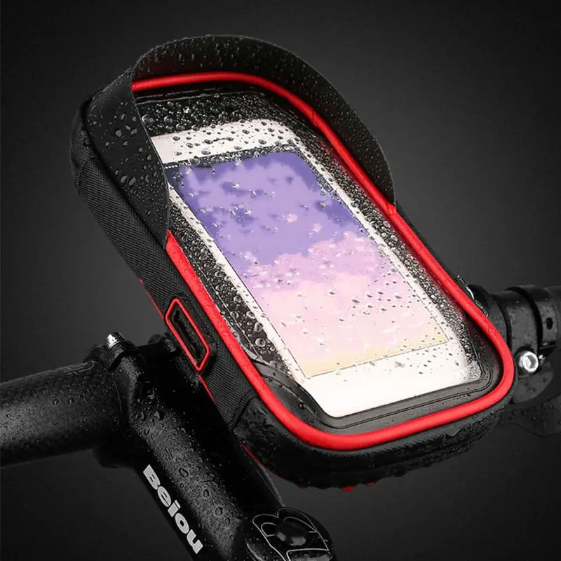 

Waterproof Bike Frame Bag Bicycle Handlebar Pannier Mobile Phone Holder Pouch