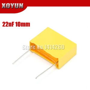 20 шт. конденсатор X2 конденсатор 275VAC X2 полипропиленовая пленка конденсатор 0,022 мкФ 22nF шаг 10 мм