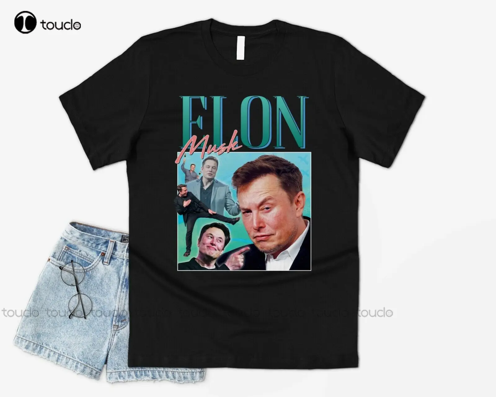 

Elon Musk Homage T-Shirt Tee Funny Icon Meme Legend 80'S 90'S Retro Tesla Unisex Women Men Tee Shirt