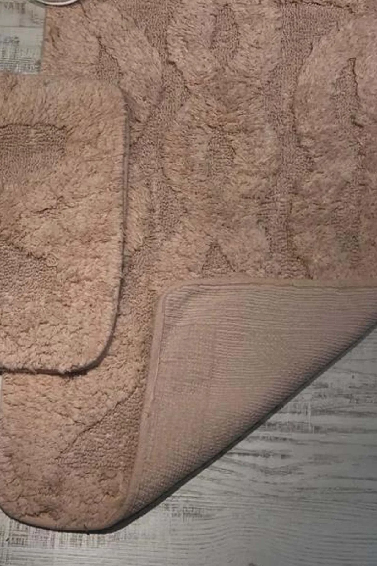 Online Bonny Home Tafting Chain Tappeto Da Bagno In Cotone Lavabile In Lavatrice A Base Di Cuoio Antiscivolo In Cotone 100% 2 Pezzi