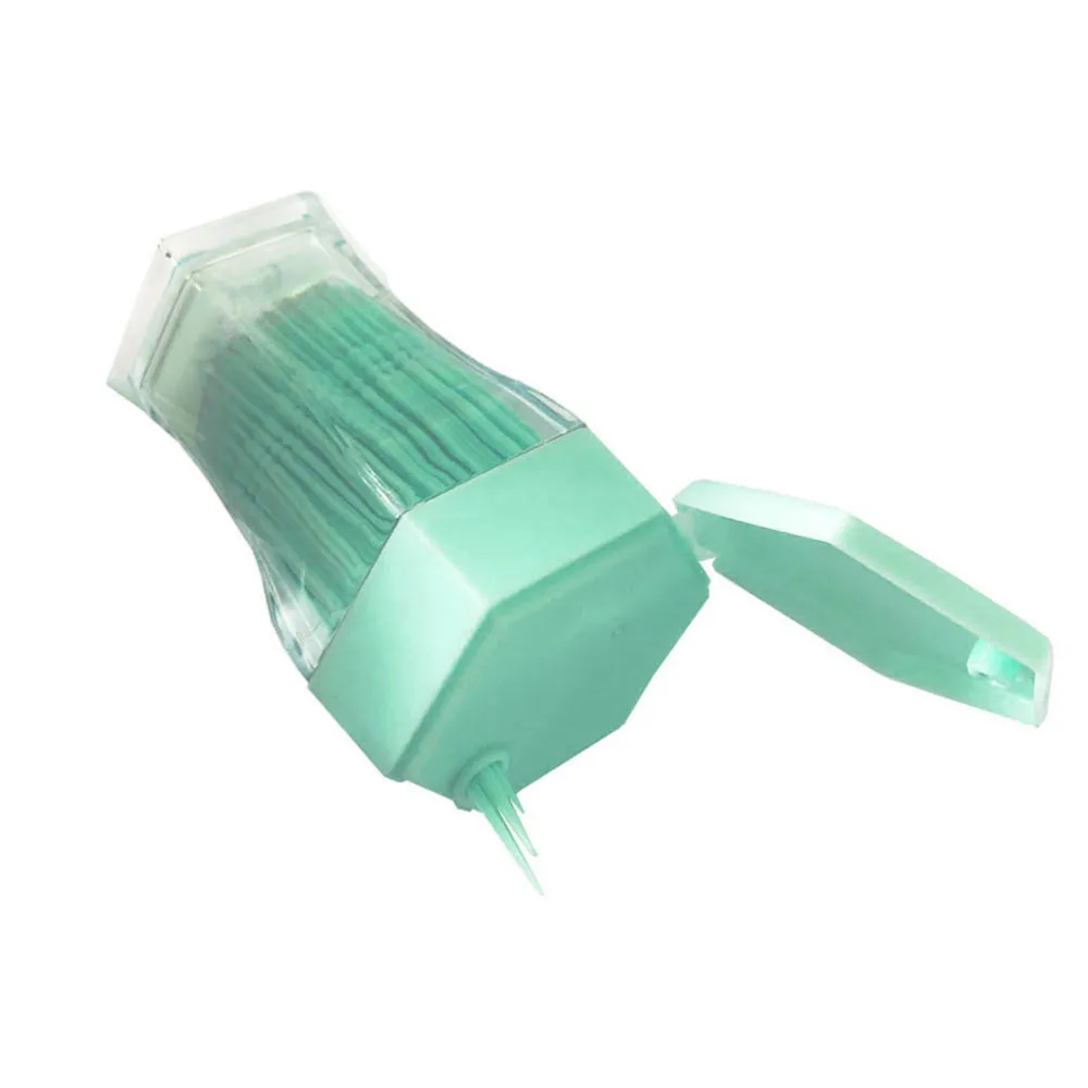 

200pcs Double-head Toothpicks Oral Care Interdental Floss Cleaners (White)