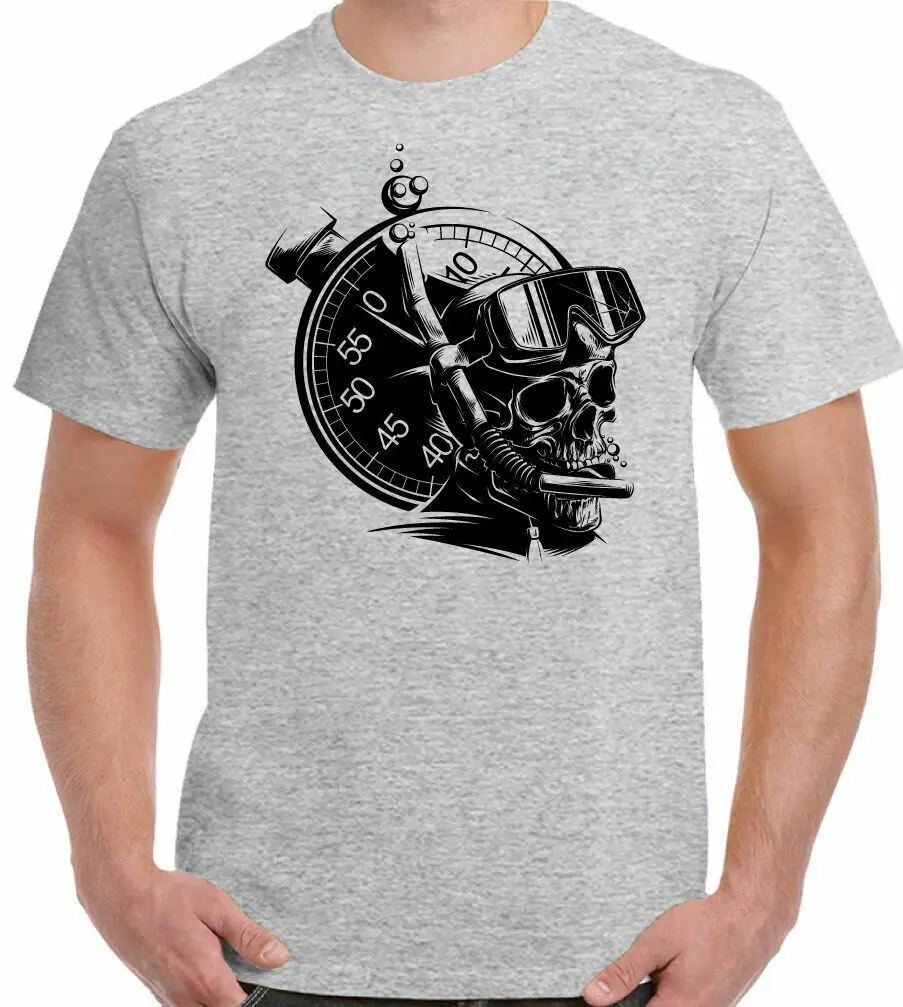 

Scuba Diving T-ShirT Skull Mens Funny Scuba Diver Snorkelling Equipment Sea