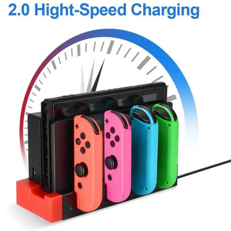 Для Nintendo N Switch PG 9186 перемещение ручки Зарядное устройство левая и правая