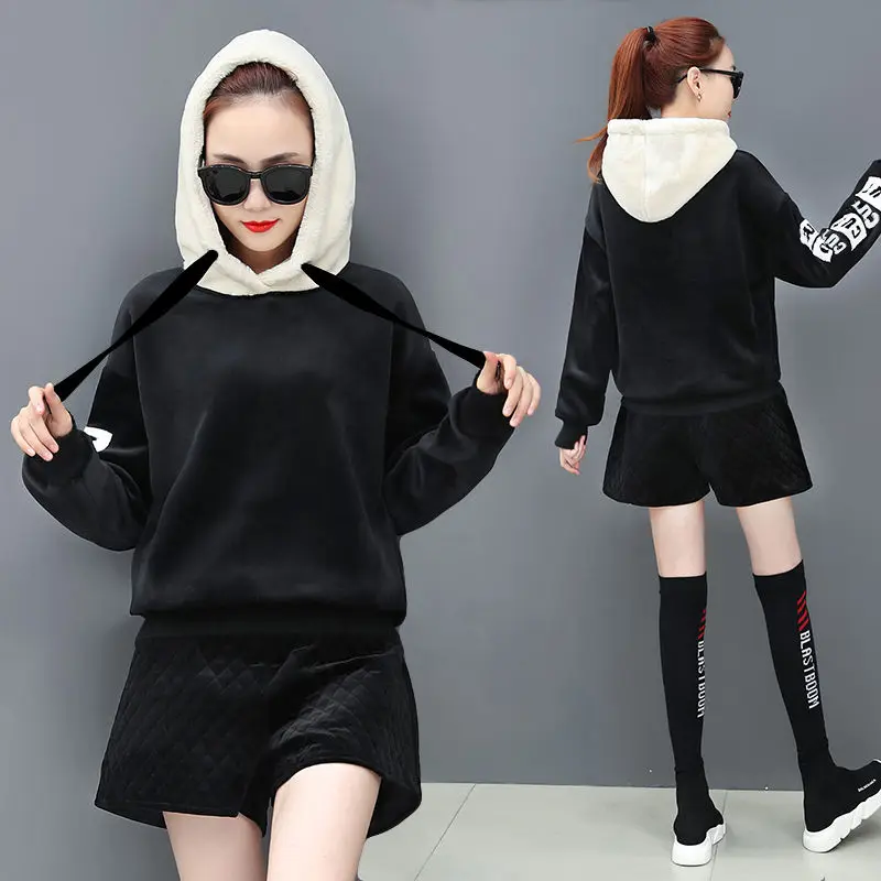 

spring/autumn women coats knitted fabric women hoodies women autumn clothing sweatershirts hooded print words STUDENTS outerwear