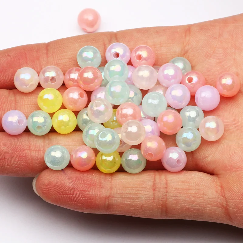 

Бусины акриловые для изготовления украшений, 6, 8, 10, 12 мм