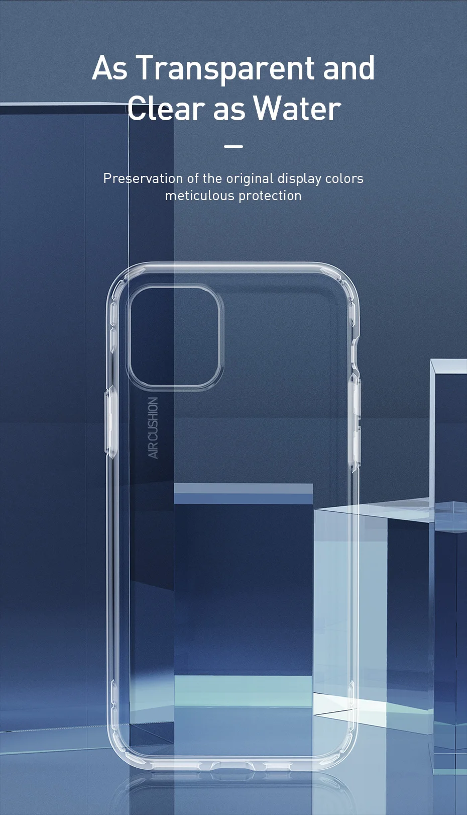 Прозрачный Мягкий ТПУ силиконовый чехол для телефона Baseus для iPhone 11 Pro Max 11Pro противоударный чехол для iPhone 11 Pro Xs Max Xr X Coque