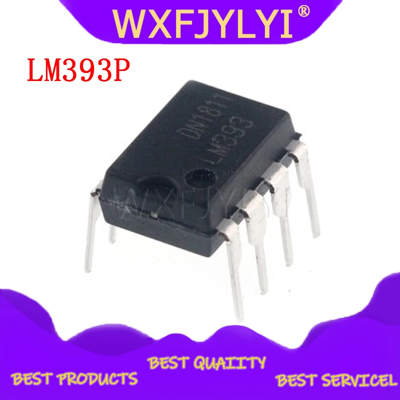 10 шт. LM393P DIP8 LM393 DIP LM393N 393 DIP-8 новый и оригинальный IC