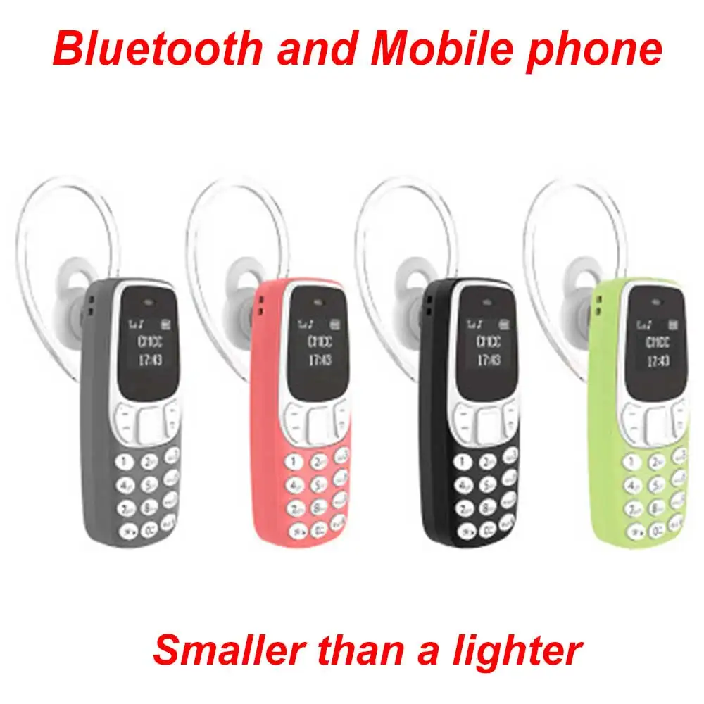 Супер маленький мини мобильный телефон Bluetooth ушной крючок гарнитура дозвон tf