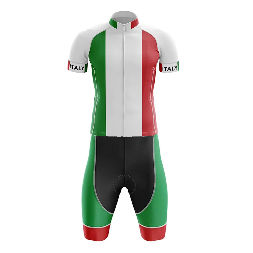 Итальянский костюм для триатлона велосипедный комплект из Джерси мужской