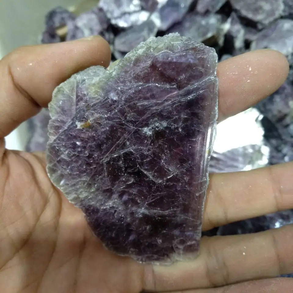 

200g Beautiful ! Top amethyst mica cloud sheet quartz crystal mineral specimen