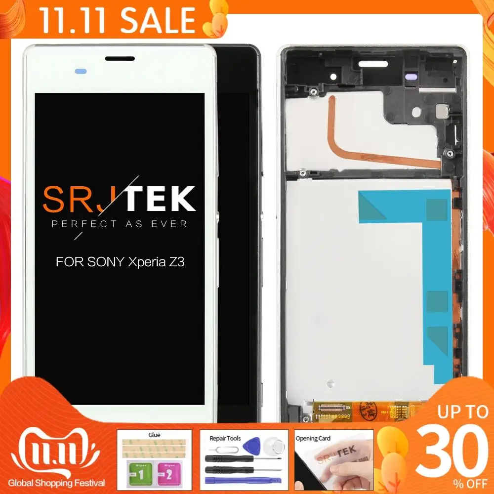 Оригинальный дисплей для SONY Xperia Z3 Compact рамка Mini D5803 D5833 сменный LCD D6603 D6633|screen for sony