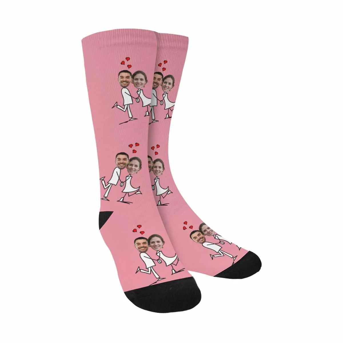 

Custom Face Happy Moment Sublimated Crew Socks