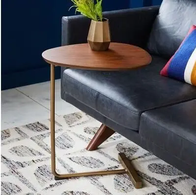 

Nordic Simple Oval Mini Coffee Table Side Table Mobile Sofa Corner Several Side Lazy Bedside Table Bedside Table