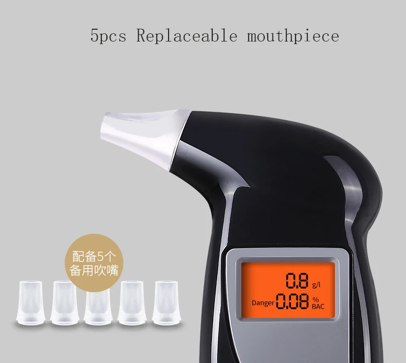 Профессиональный анализатор содержания алкоголя в выдыхаемом воздухе дыхания